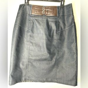 Worthington Navy Blue Pencil Skirt